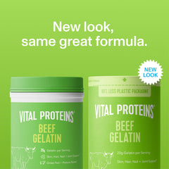 Vital Proteins textura en polvo vista cercana para mezcla fácil y sin grumos