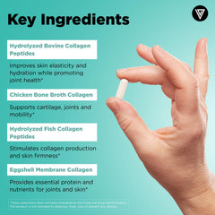 Vital Vitamins una cápsula en la mano mostrando la escala y facilidad de tragar
