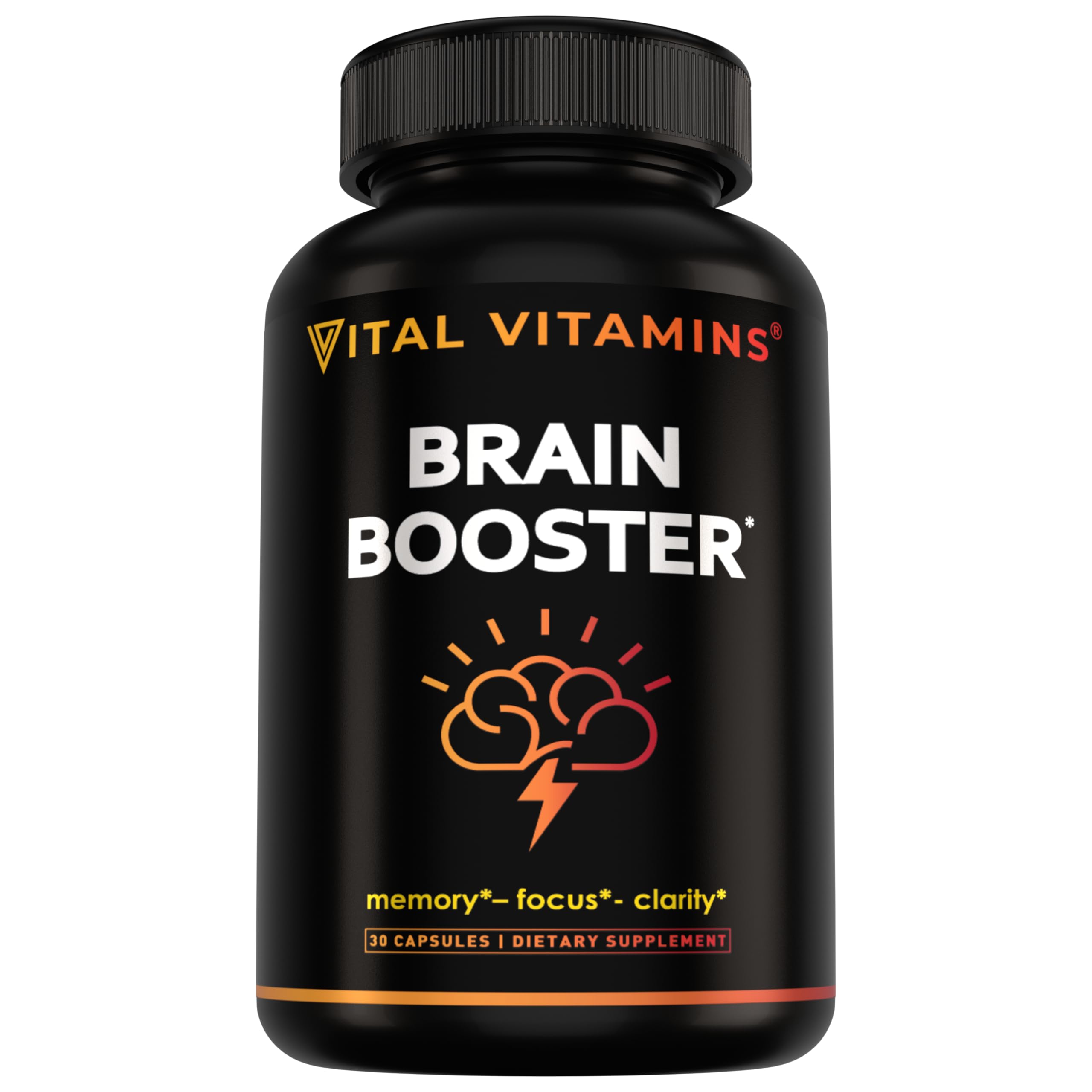 Vital Vitamins front packaging showing bottle and label for easy identification and trust
