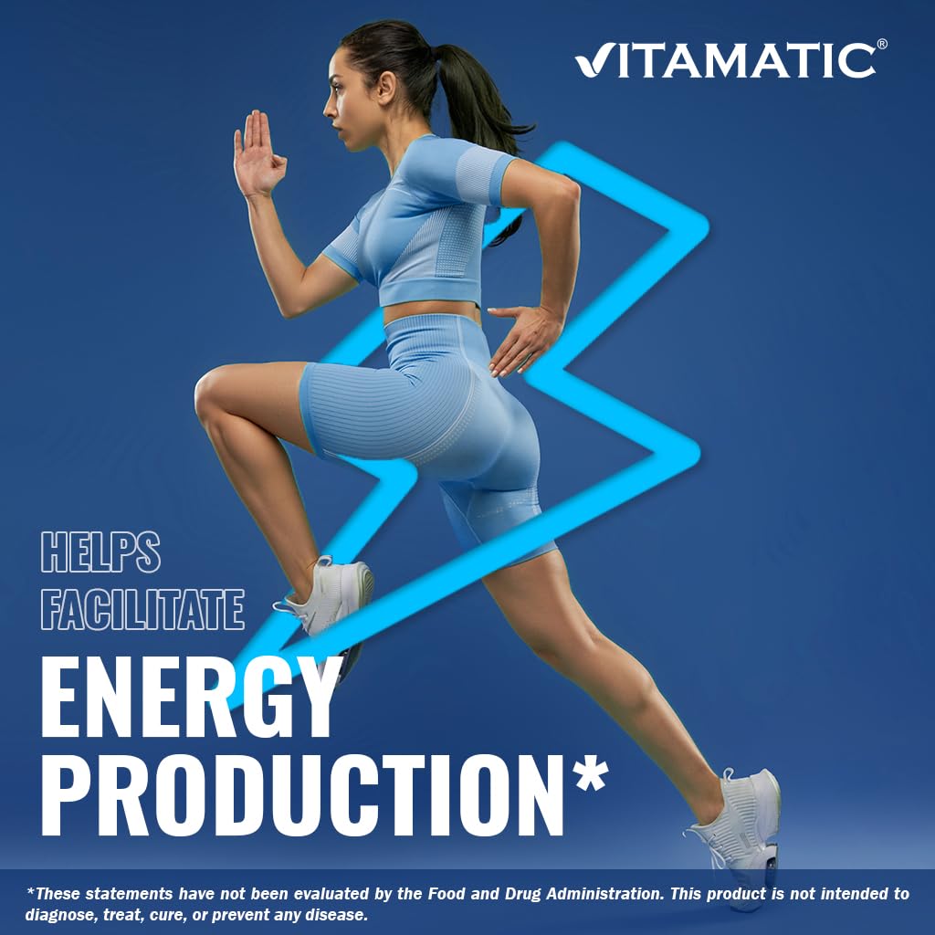 Vitamatic etiqueta de ingredientes destacando fórmula sin alérgenos