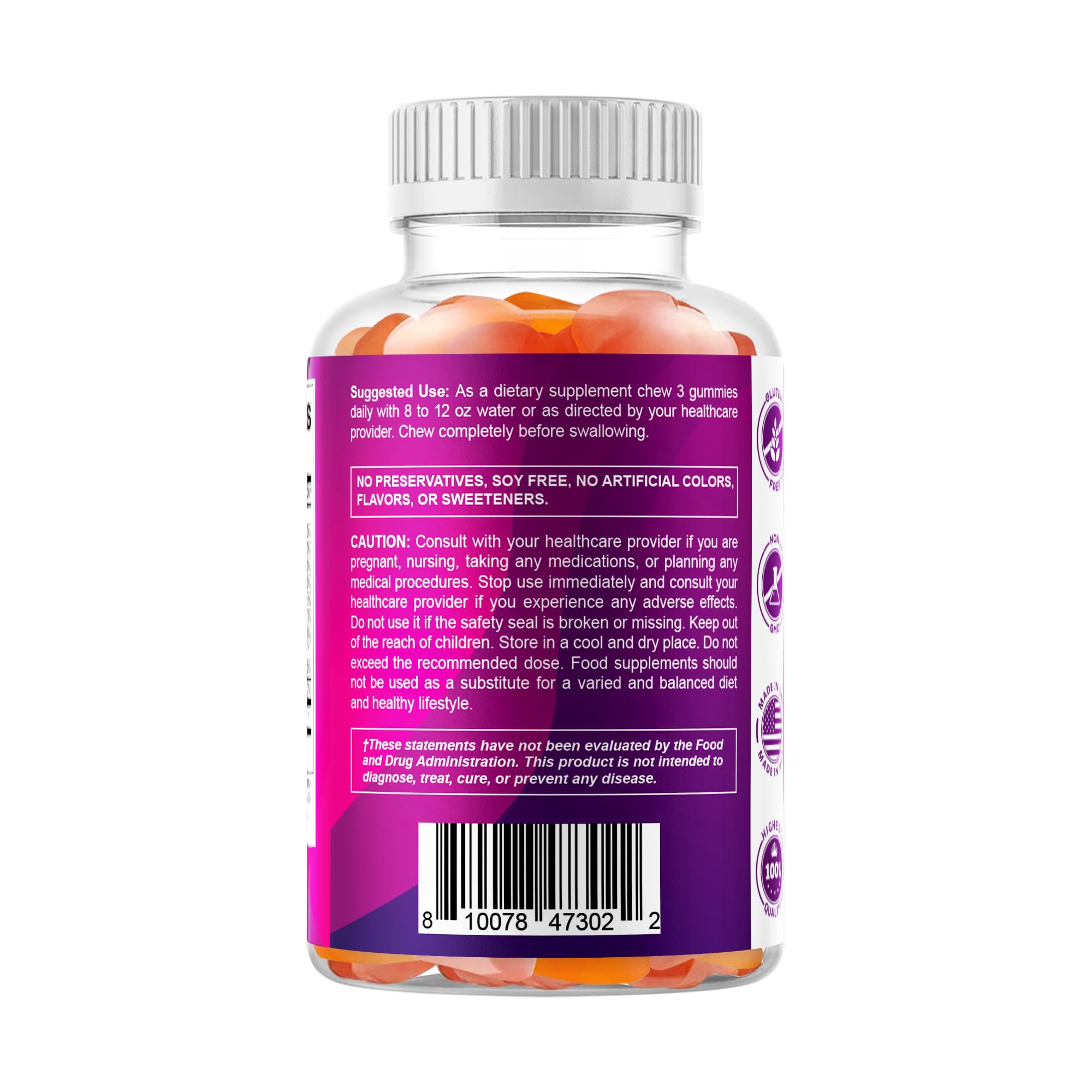 Vitamatic sello GMP y calidad que comunica fabricación controlada