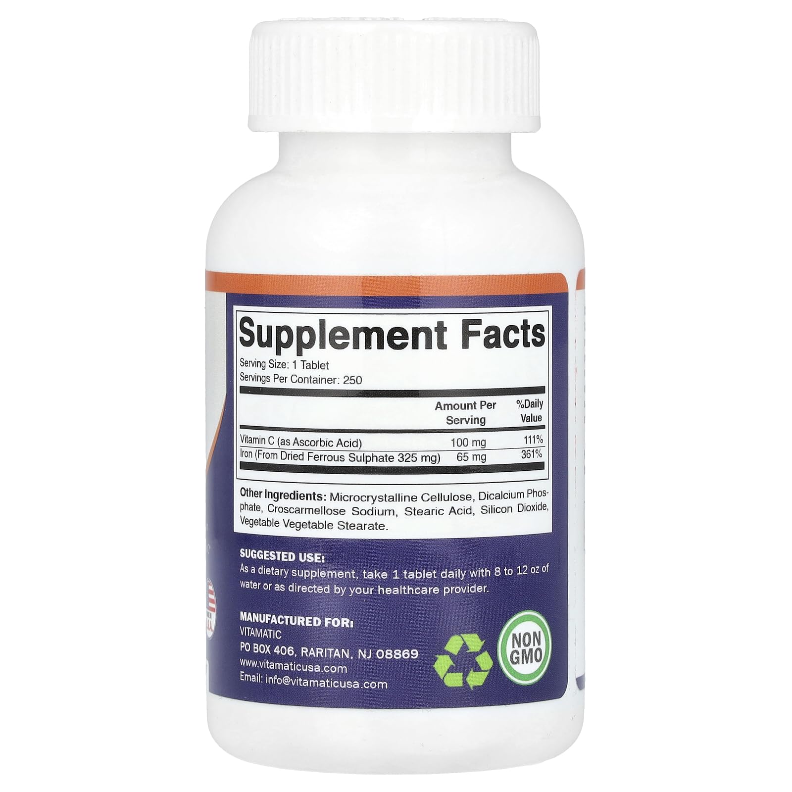 Vitamatic primer plano de tableta recubierta y textura lisa para fácil ingestión
