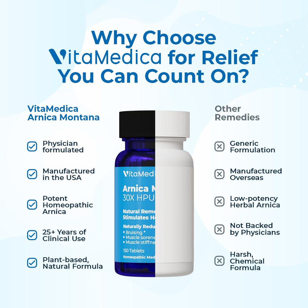 VitaMedica bote abierto con tabletas resaltando el contenido y conveniencia