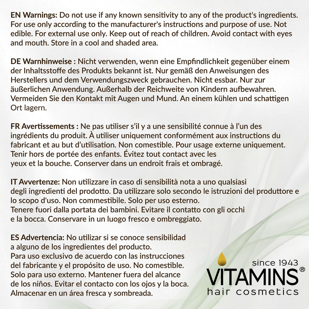 VITAMINS mascarilla en baño estilo de vida para uso doméstico profesional