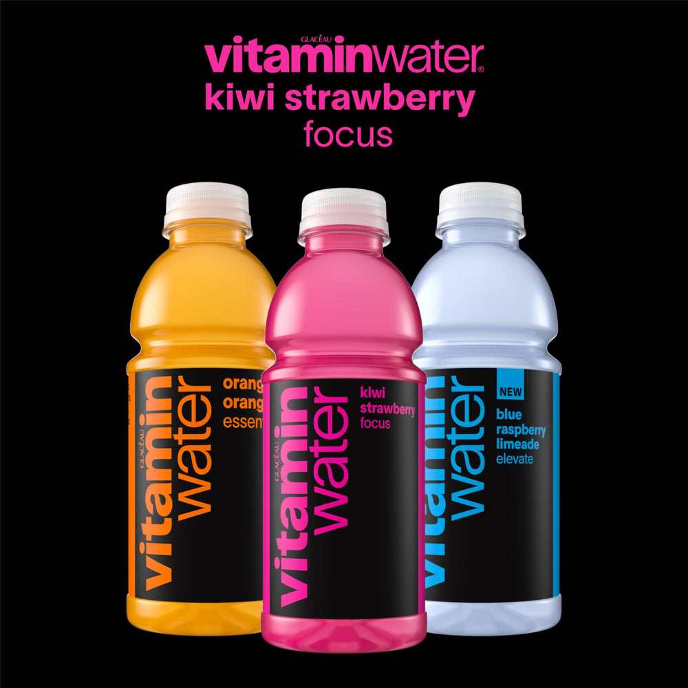 vitaminwater Focus en escritorio representando energía y concentración
