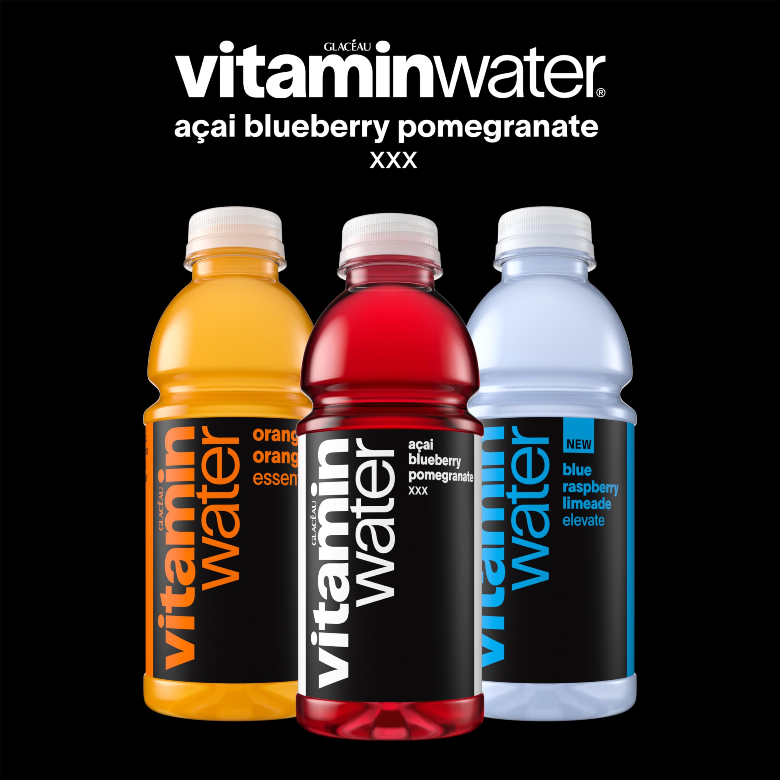 vitaminwater comparación de tamaño 20 fl oz para referencia visual