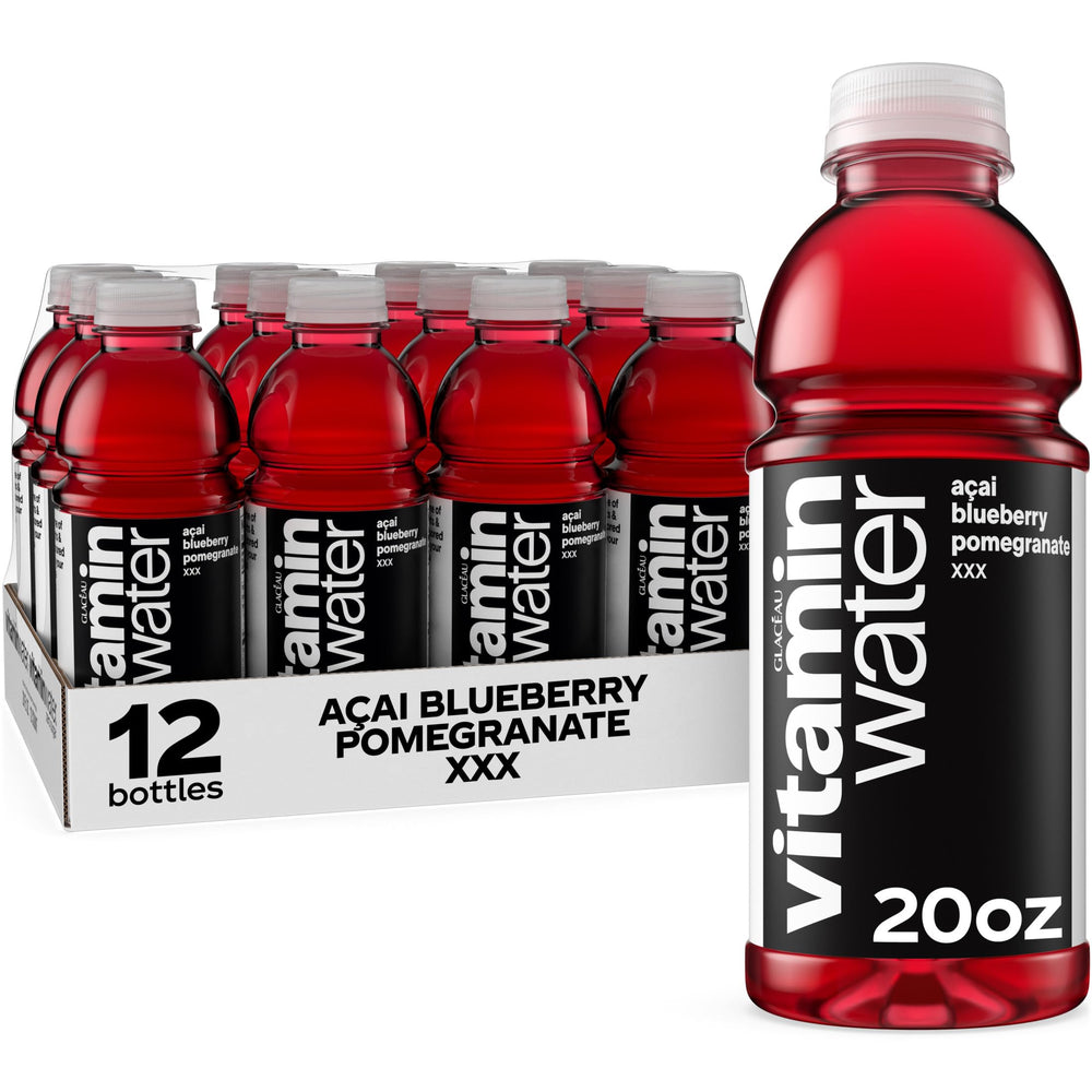 vitaminwater botella frontal pack mostrando diseño y sabor