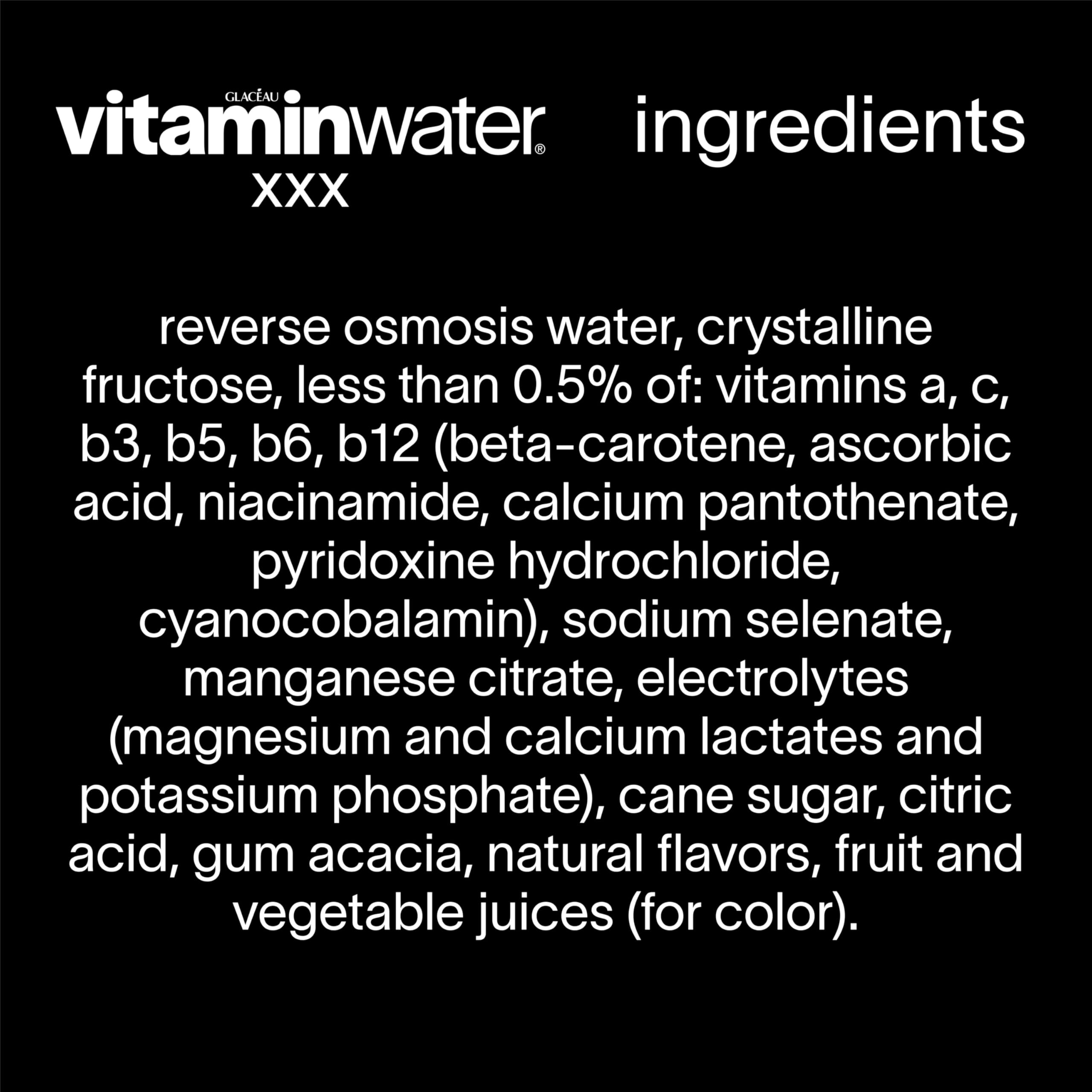 vitaminwater pack de 12 botellas listo para almacenar y usar