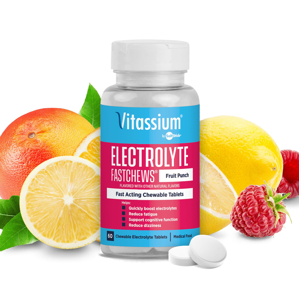 Vitassium FastChews frente del empaque mostrando la marca y beneficio rápido