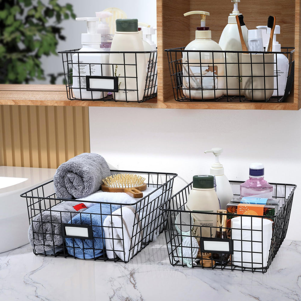 VITEVER cesta XLarge con latas y botellas optimizando espacio en estante