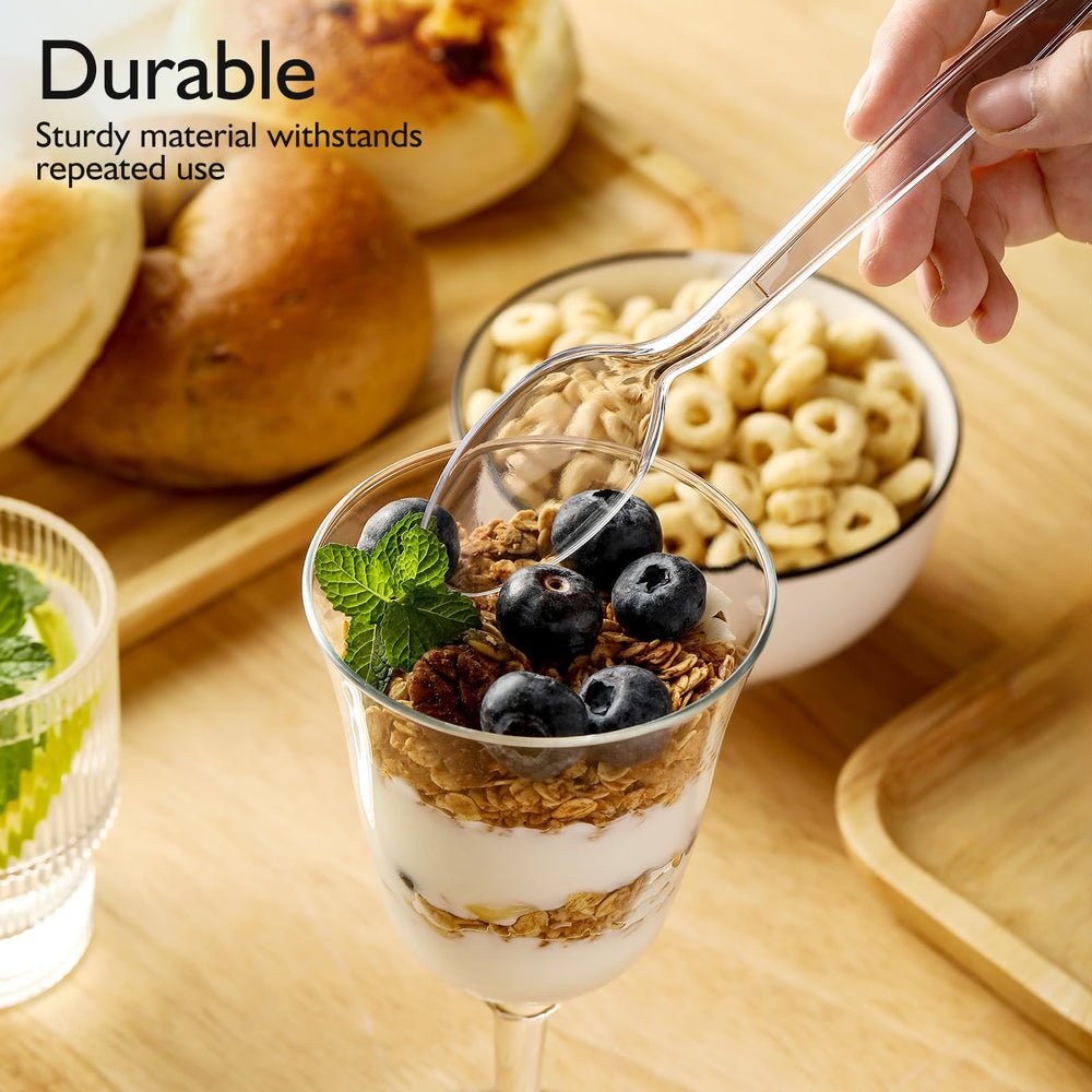 VITEVER tenedor en detalle con puntas firmes que facilita cortar alimentos sin quebrarse