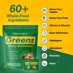 Vitrcestrs ingredientes spirulina y chlorella en primer plano para nutrición vegetal