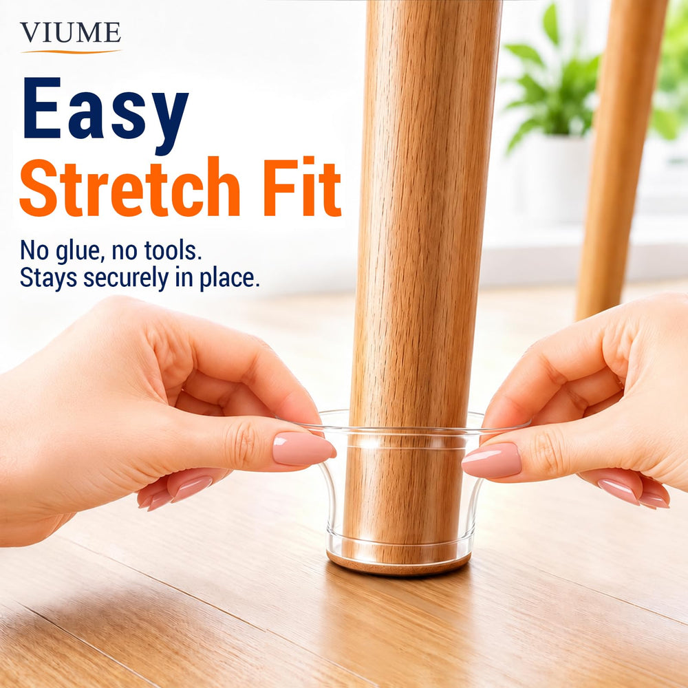 VIUME protector en uso en comedor reduciendo ruido y evitando marcas