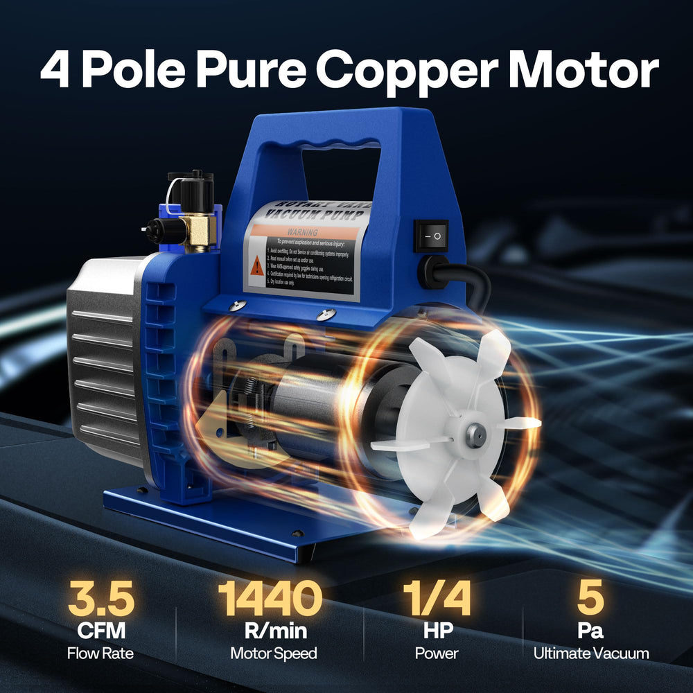 VIVOHOME motor de cobre a detalle que asegura potencia y durabilidad en servicio