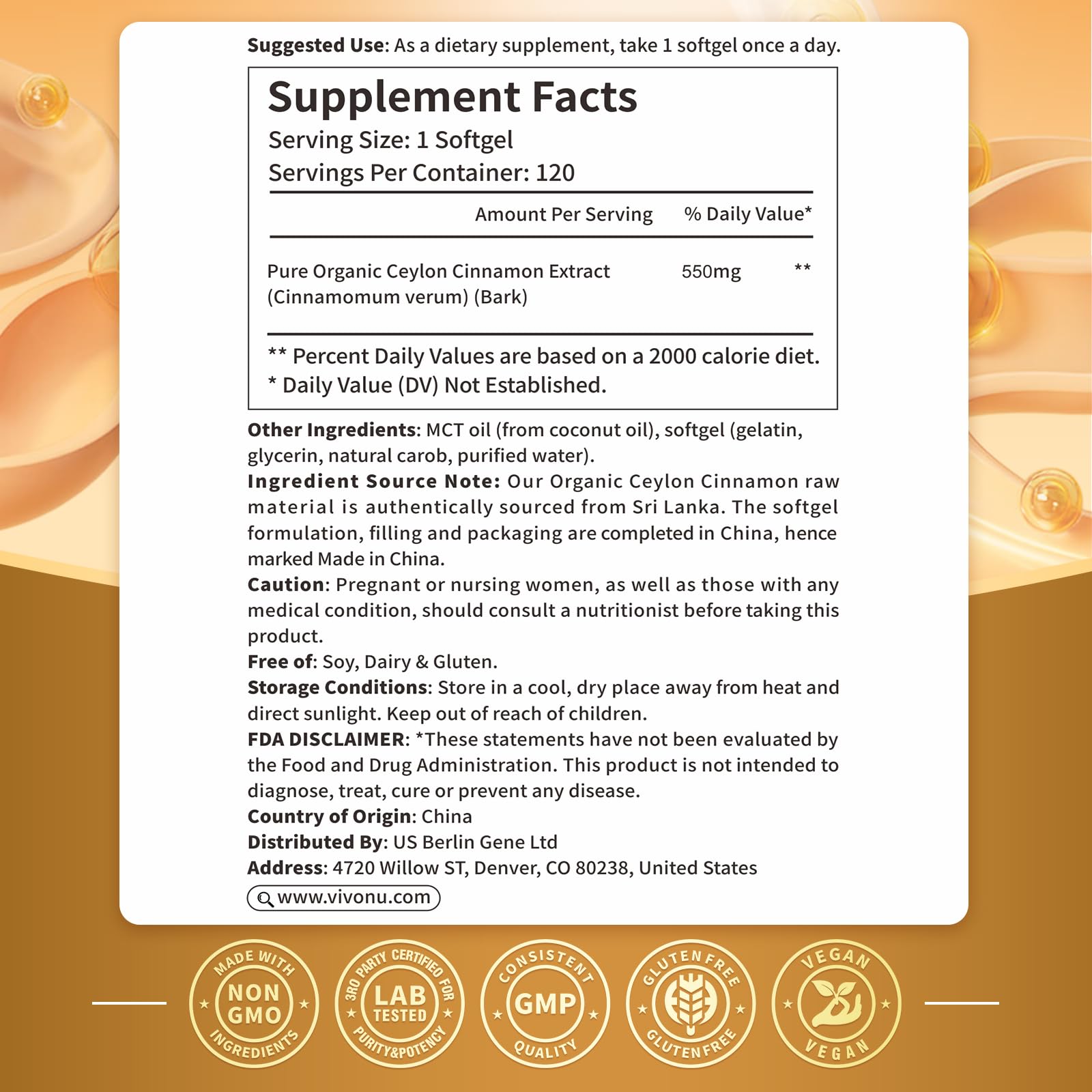 VivoNu softgels en refrigerador tras calentamiento para conservar calidad