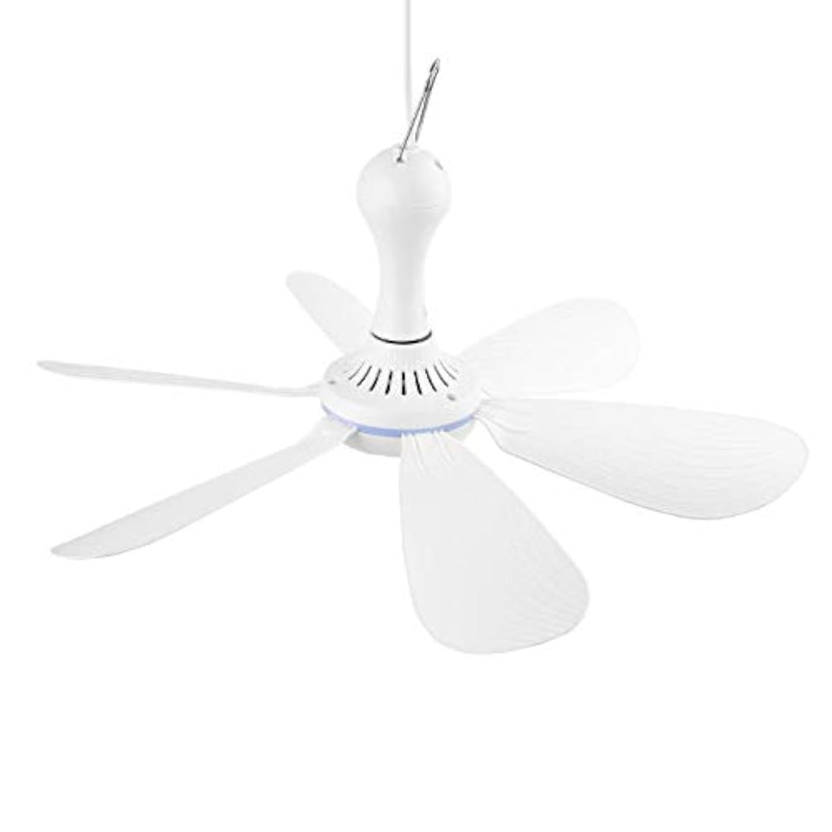 VizGiz ventilador techo frontal mostrando diseño compacto y ahorro de espacio