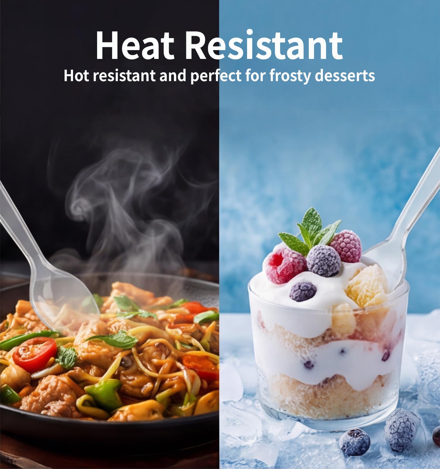 Voatree cuchara usada en sopa caliente sin deformarse, resistente al calor