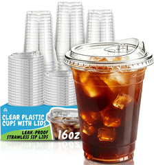 Voatree vaso 16 oz frontal mostrando transparencia y presentación