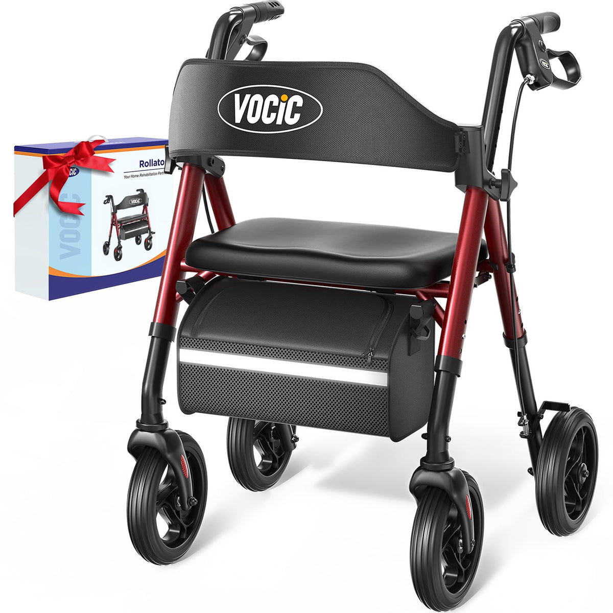 VOCIC Z21 vista frontal del andador mostrando robustez y diseño
