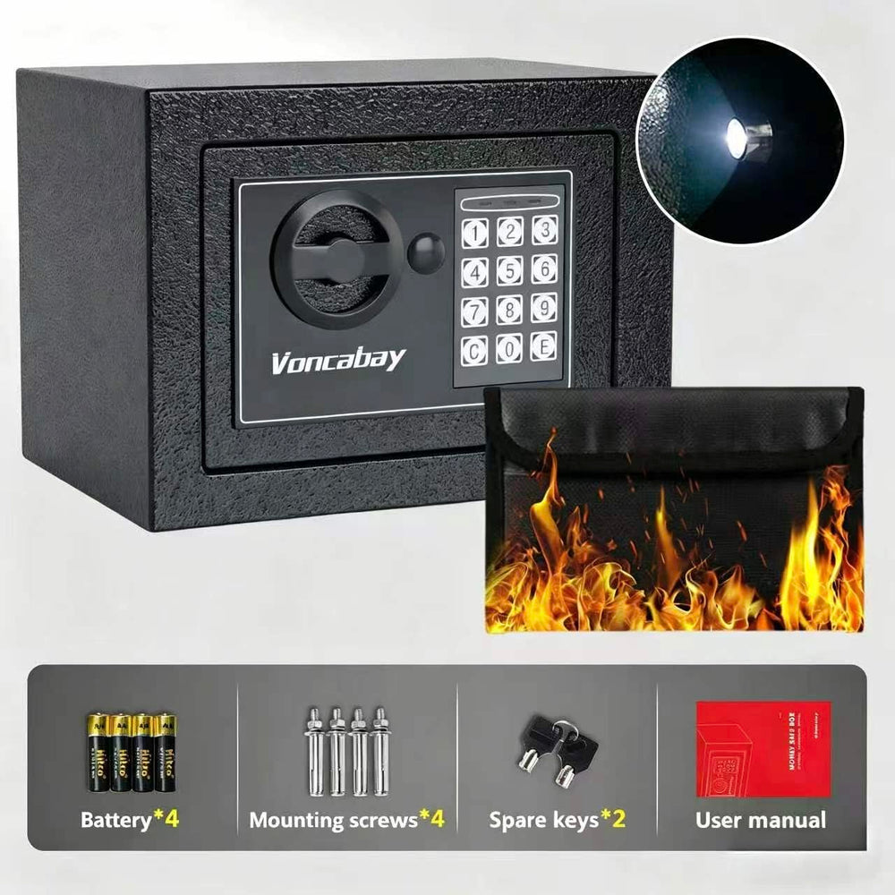 Voncabay caja instalada en armario para almacenamiento discreto y seguro