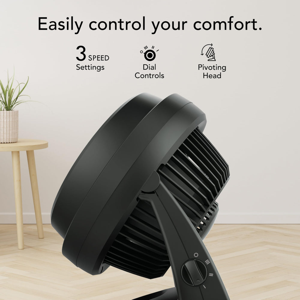Vornado 630 en sala de estar mejorando circulación y confort