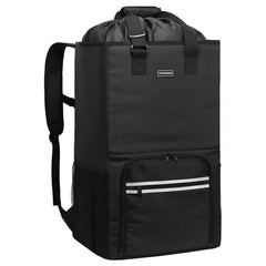 Vorspack vista frontal con capacidad y cierre, muestra robustez y volumen