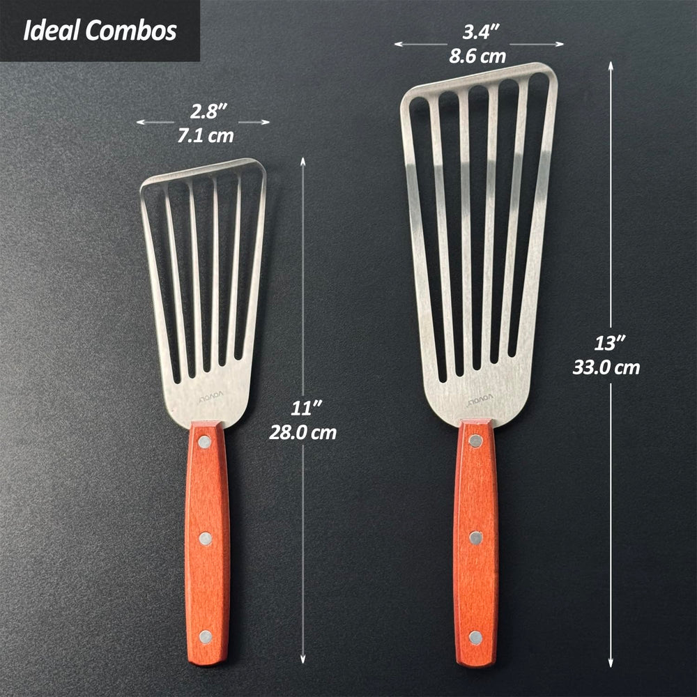 Vovoly espátulas en cocina moderna, uso diario eficiente