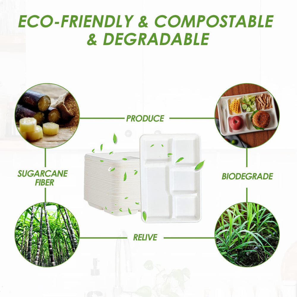 Vplus etiqueta del empaque que resalta material compostable y sin plástico