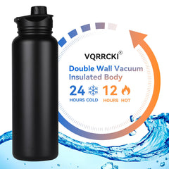 VQRRCKI detalle del cuerpo en acero 18/8 que resalta durabilidad y limpieza fácil