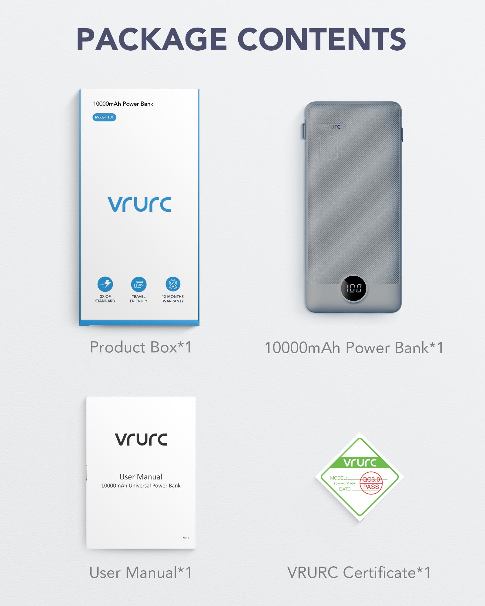 VRURC empaque con manual listo para primera puesta en marcha