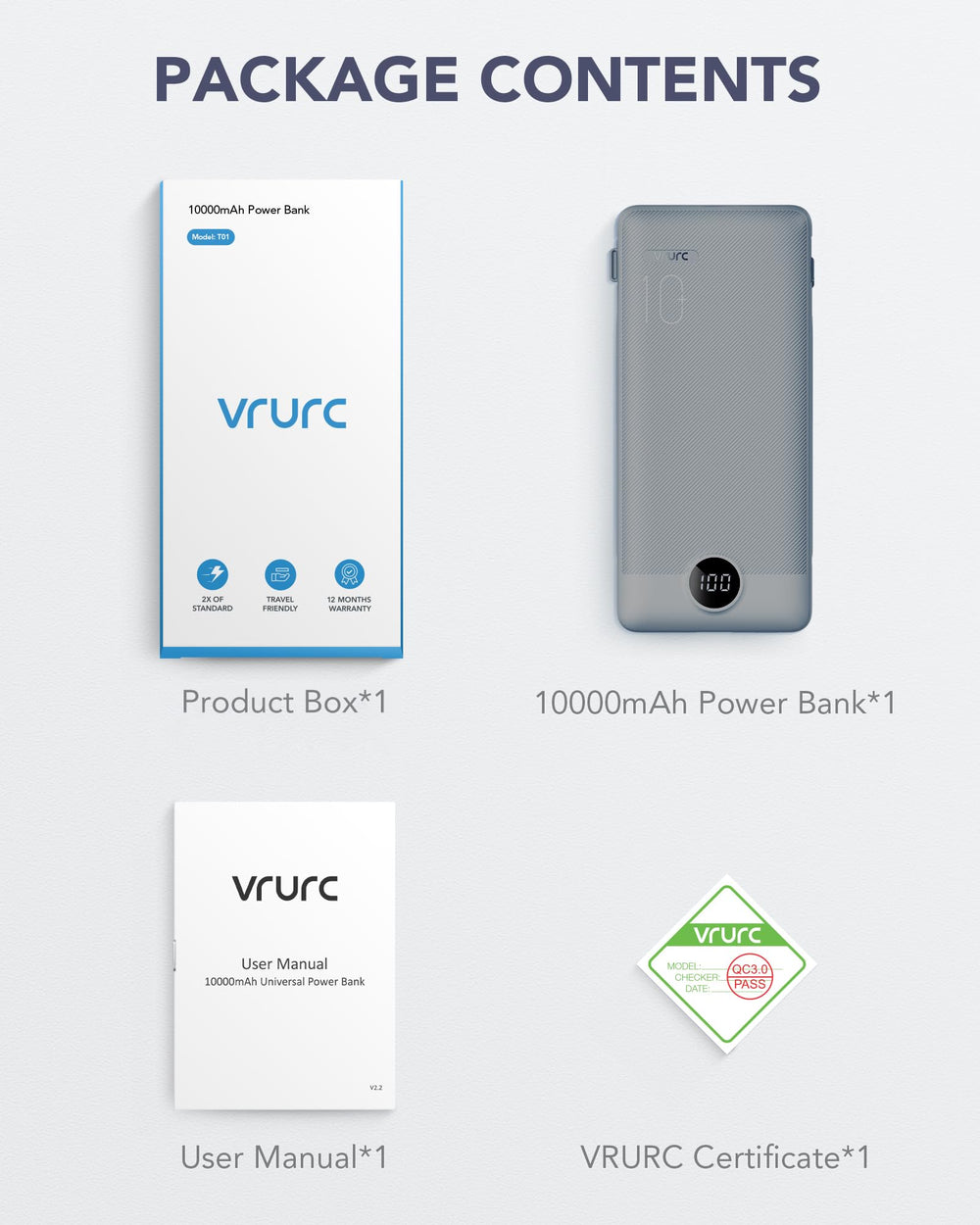 VRURC empaque con manual listo para primera puesta en marcha