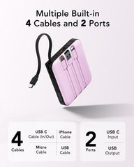 VRURC detalle de cables integrados evidenciando compatibilidad múltiple