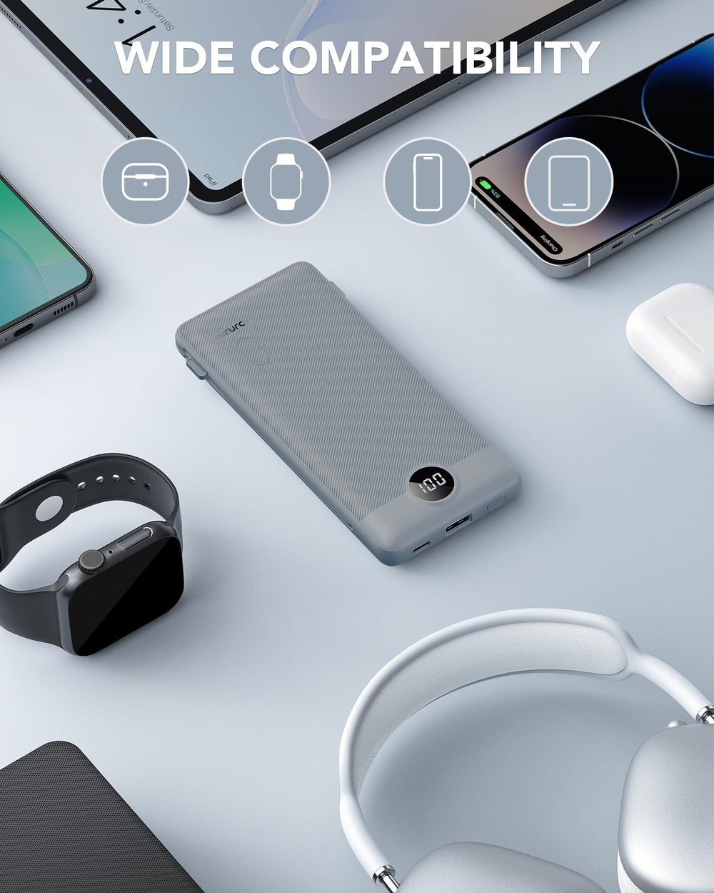 VRURC puertos Type‑C y USB visibles para varias conexiones