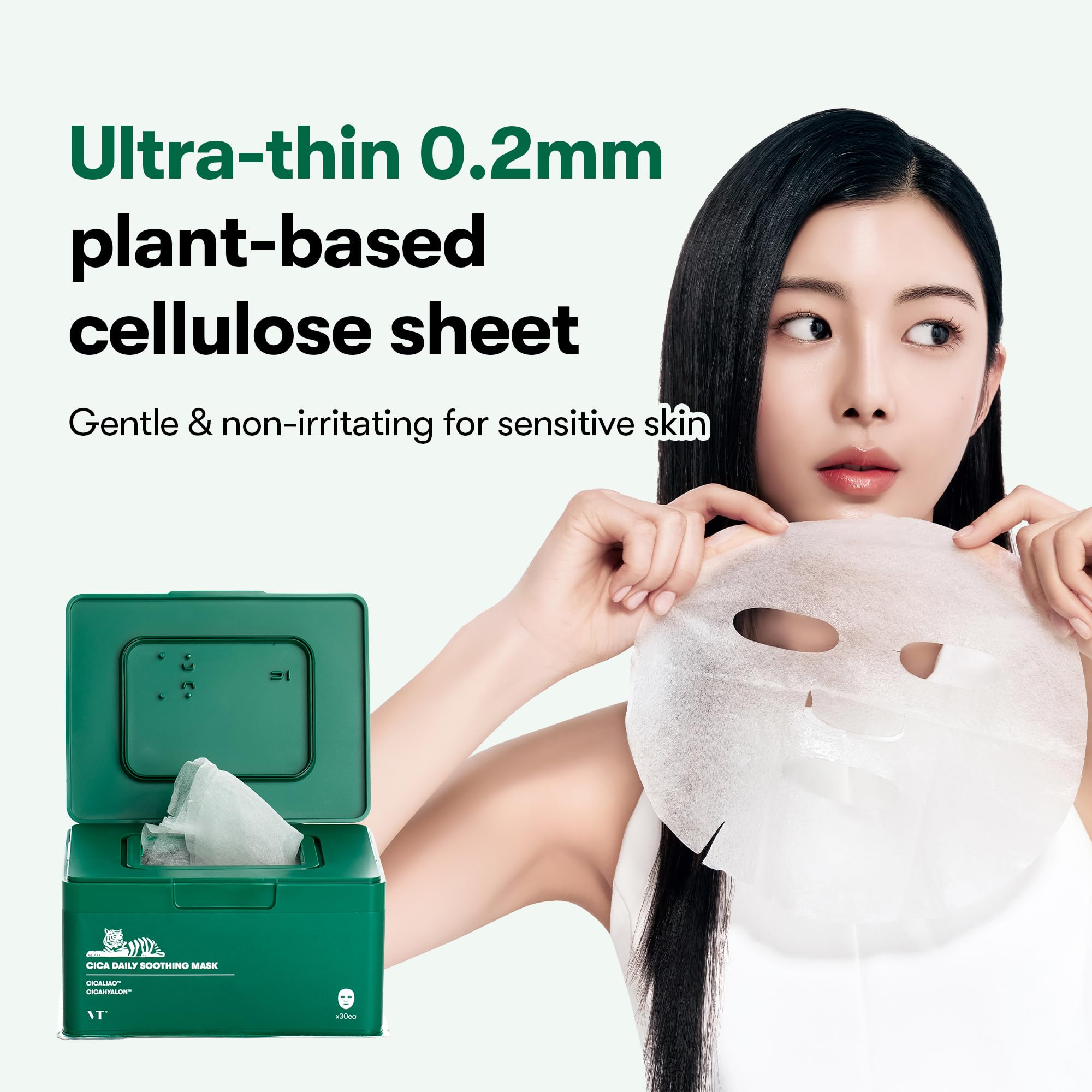 VT COSMETICS ingredientes Centella Asiatica y propóleos verdes para confort