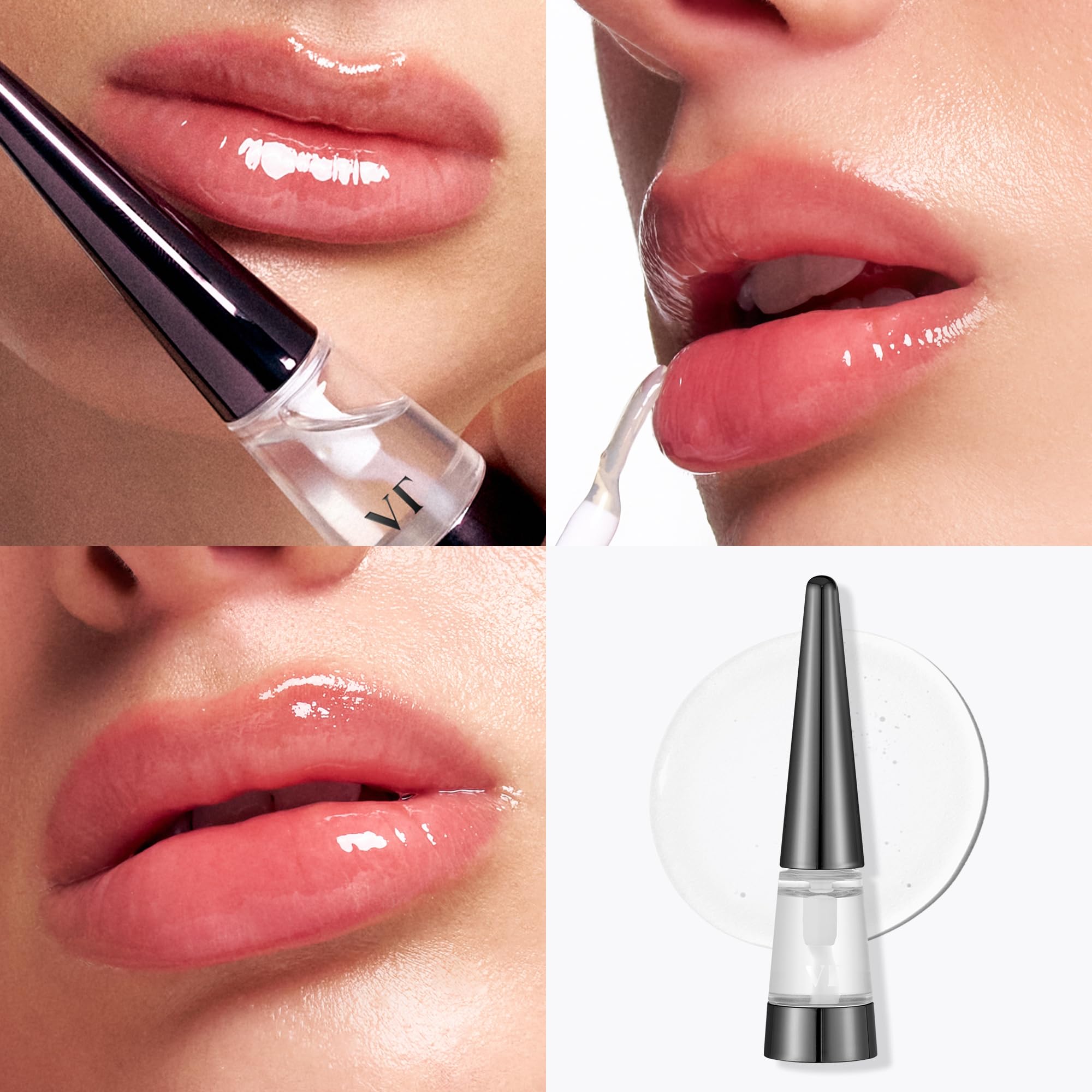 VT COSMETICS comparación de tamaño del tubo para referencia de uso