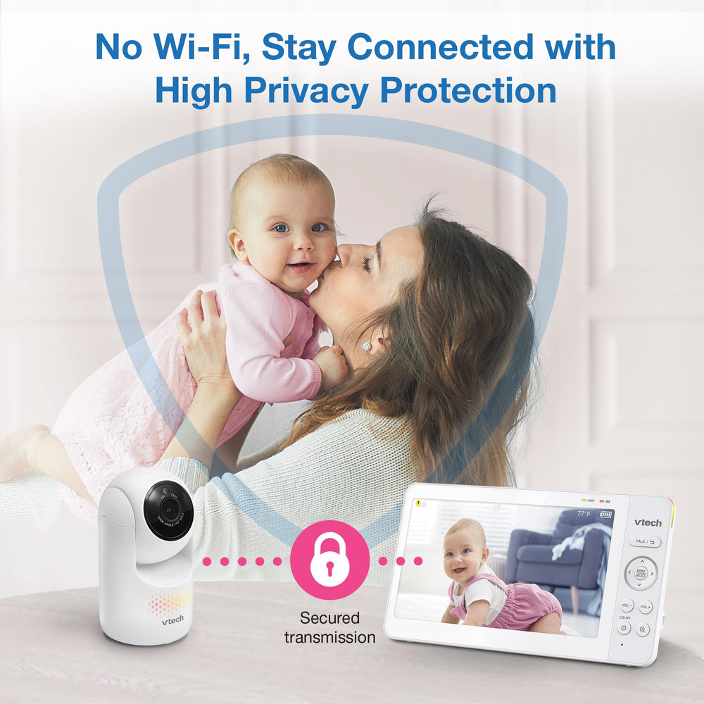 VTech Advanced HQ Max con visión nocturna en acción, imágenes claras en oscuridad