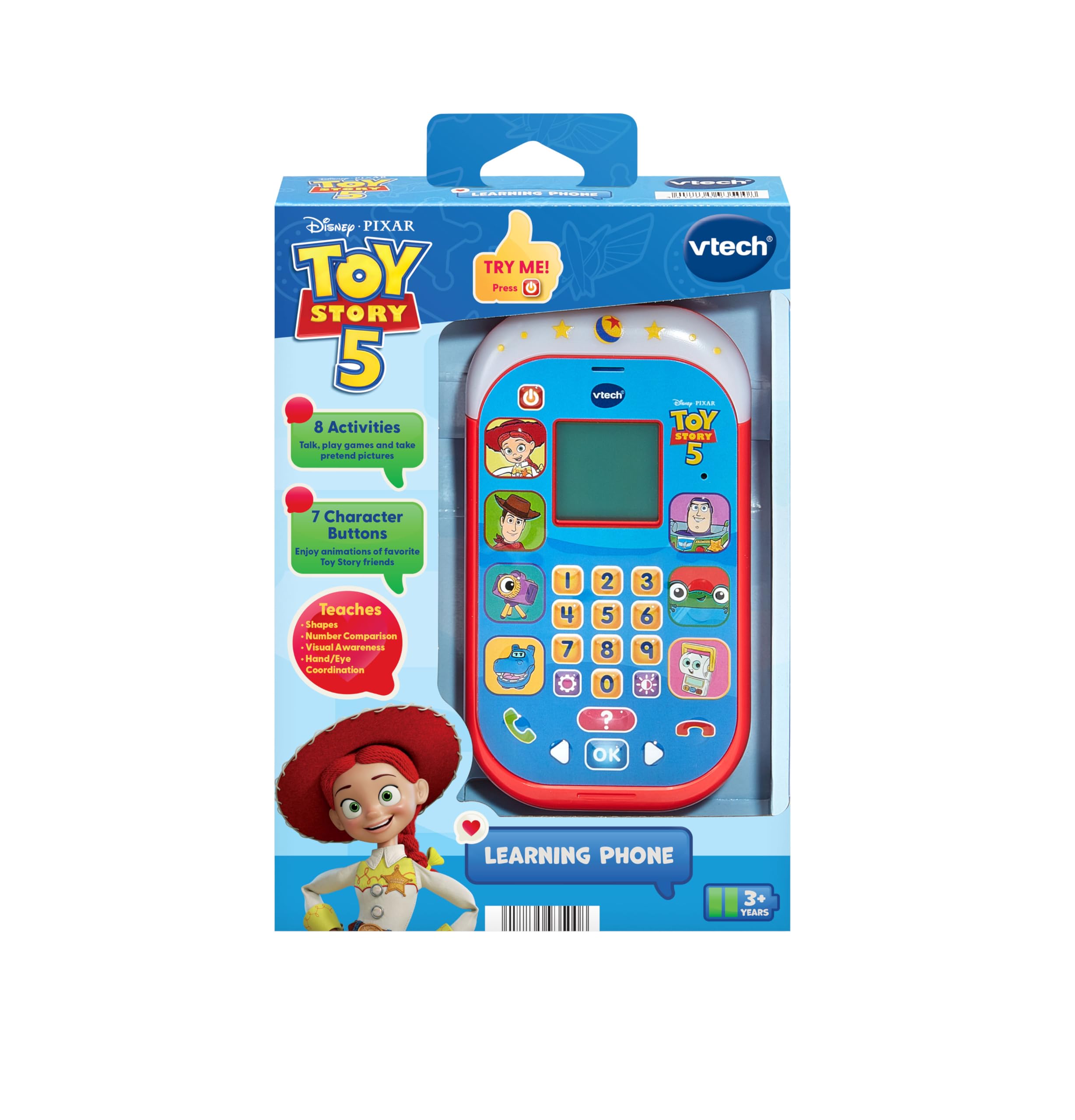 VTech botones de personajes en close-up para activar juegos temáticos