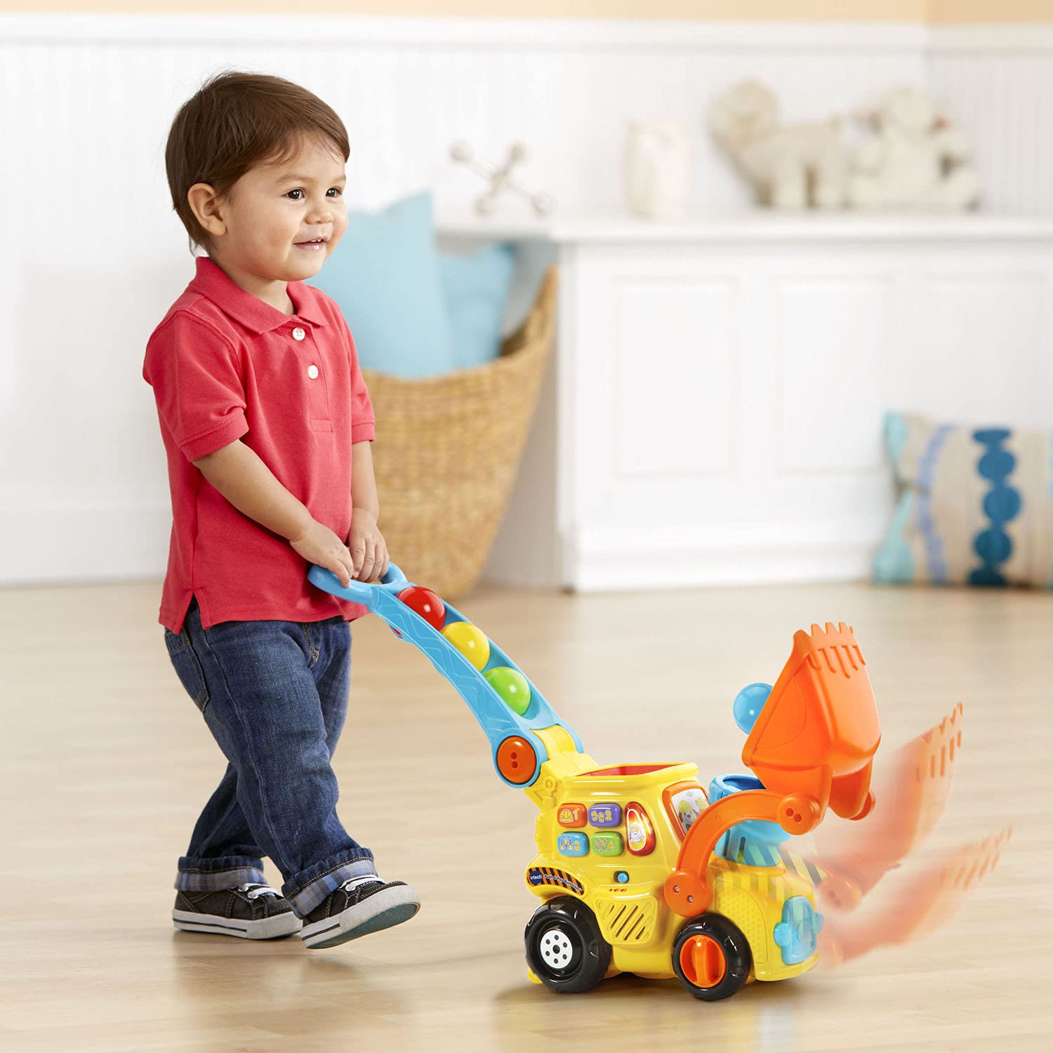 VTech panel con botones grandes para aprender números y colores fácilmente