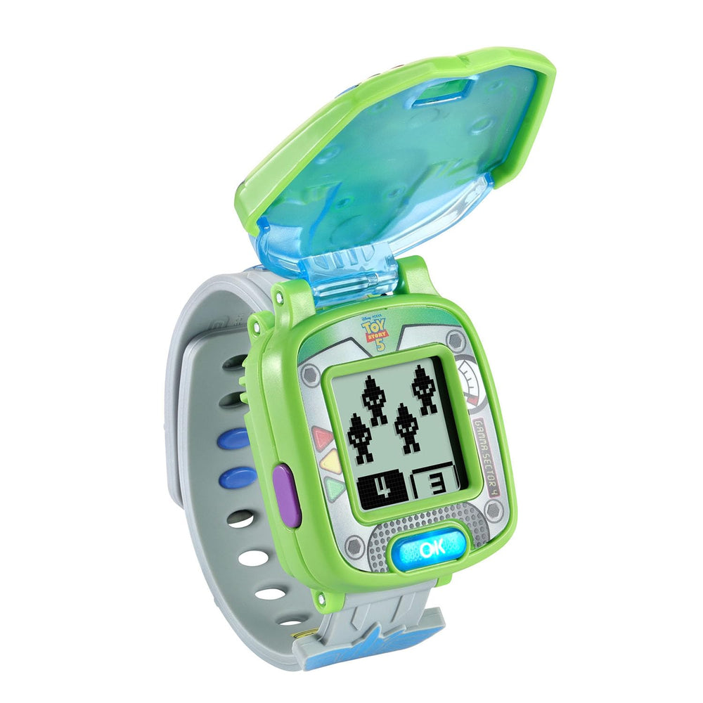VTech pantalla con varias carátulas de Buzz para personalizar aspecto del reloj