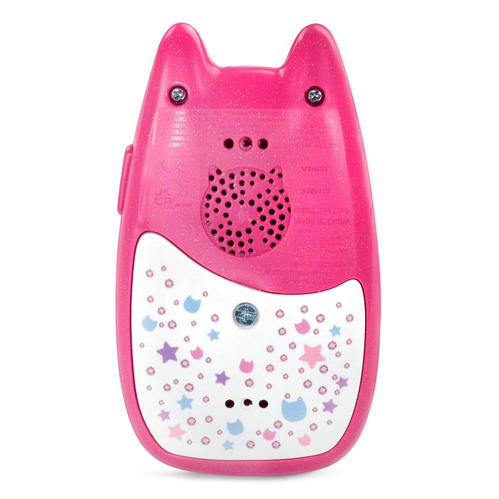 VTech teléfono Gabby's Dollhouse empaque y etiqueta con edad recomendada y contenidos