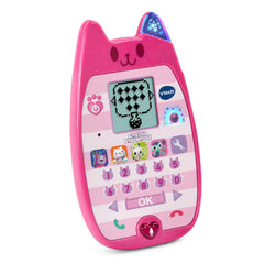 VTech teléfono Gabby's Dollhouse detalle de pantalla que muestra un personaje para interacción visual