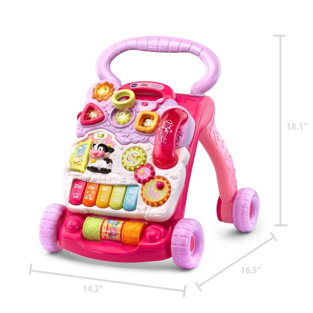 VTech panel de actividades desmontable detalle con botones que fomentan la coordinación