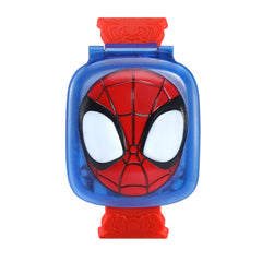 VTech Spidey vista frontal del empaque con diseño colorido y atractivo