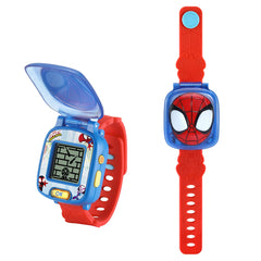 VTech Spidey detalle de la tapa 3D mostrando la figura de Spidey y encanto