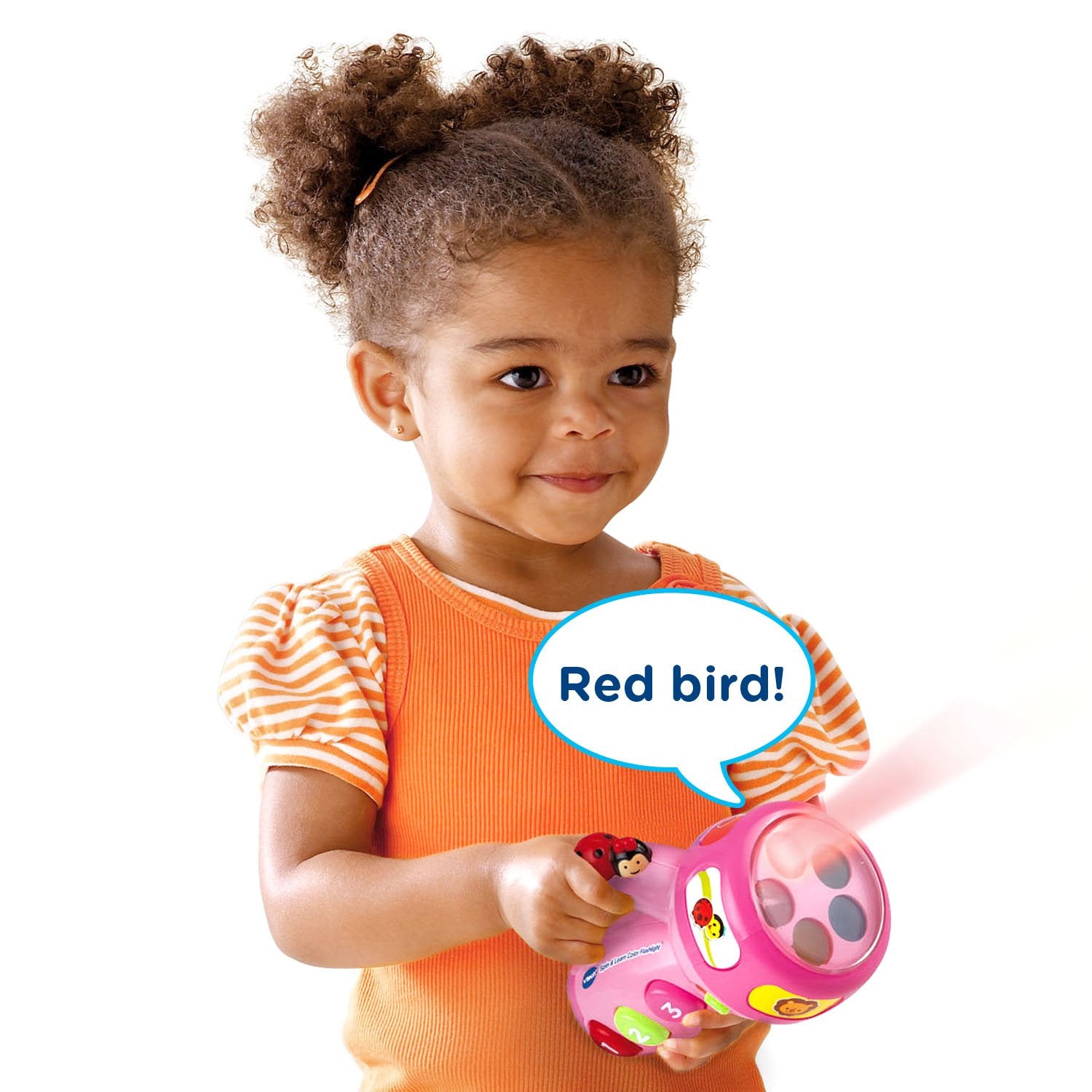 VTech linterna en uso por toddler fomentando juego y motricidad