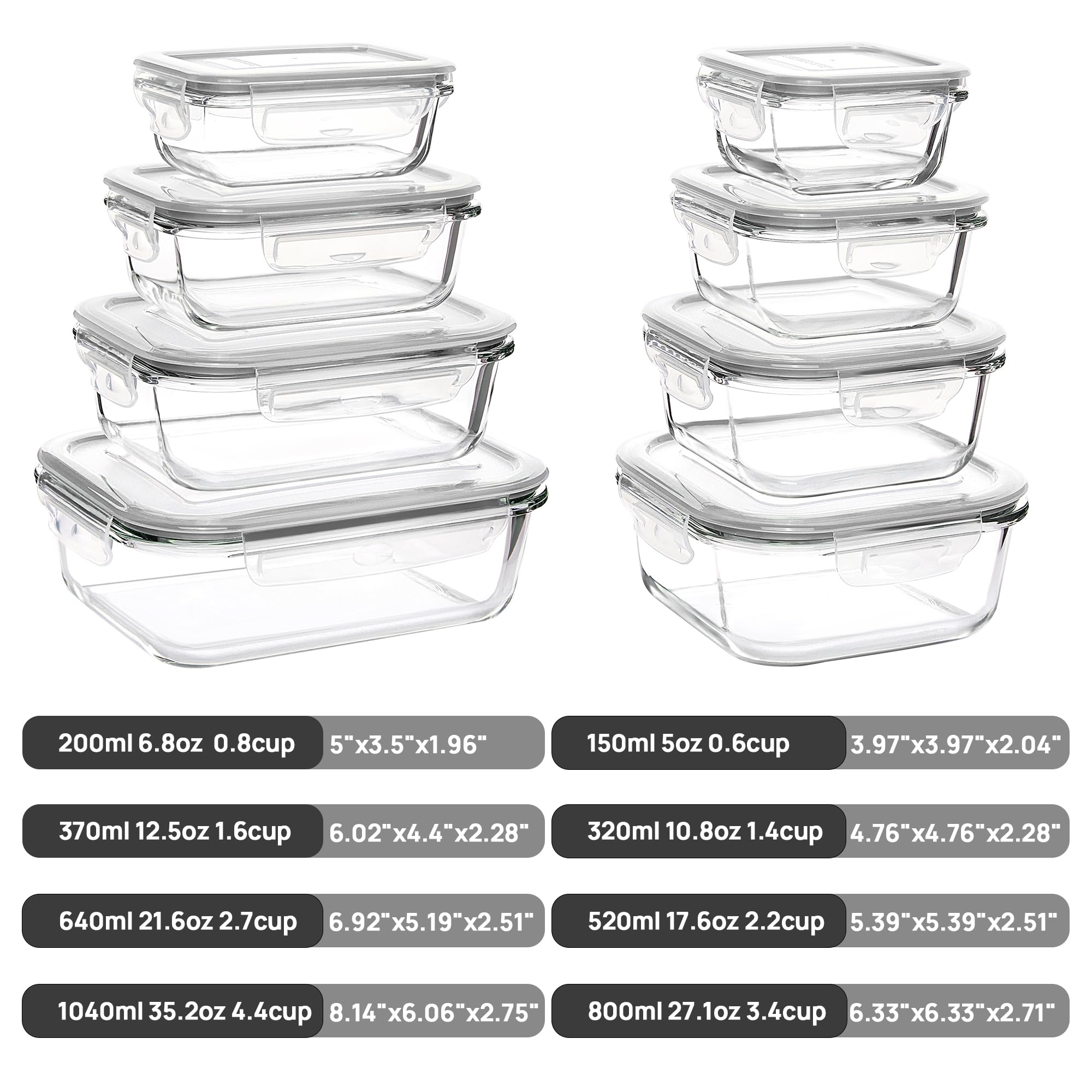 Vtopmart detalle de la tapa con junta de silicona para evitar fugas
