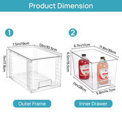 Vtopmart primer plano del tirador integrado, extracción cómoda rápida