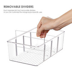 Vtopmart primer plano del divisor removible para ajustar secciones fácilmente