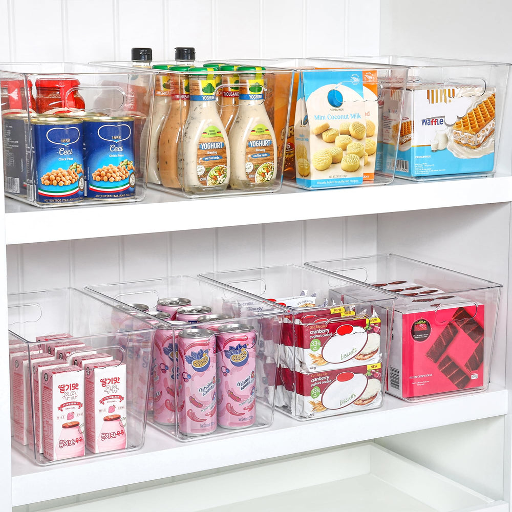 Vtopmart plástico transparente durable visibilidad instantánea