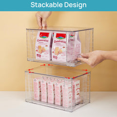 Vtopmart superficie plástica transparente, resistente y fácil de limpiar
